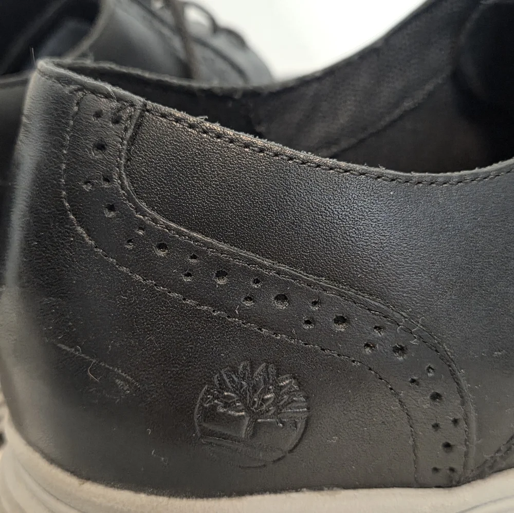 Timberland Men's Franklin Park Brogue Black Dress Oxfords Shoes Sz 13